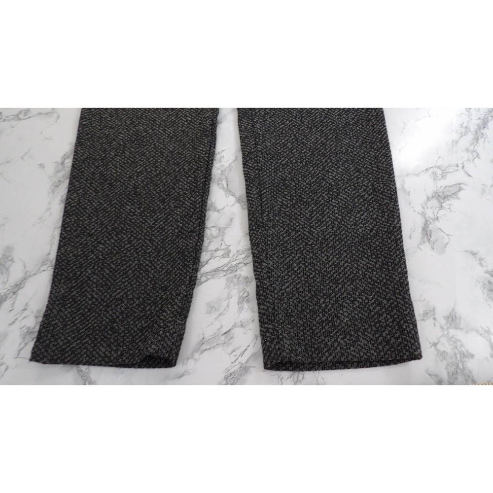Chico's Pull On Waist Gray Black Silver Career Dress Pant Size 3.5 Tall US XL/18 - Picture 9 of 14